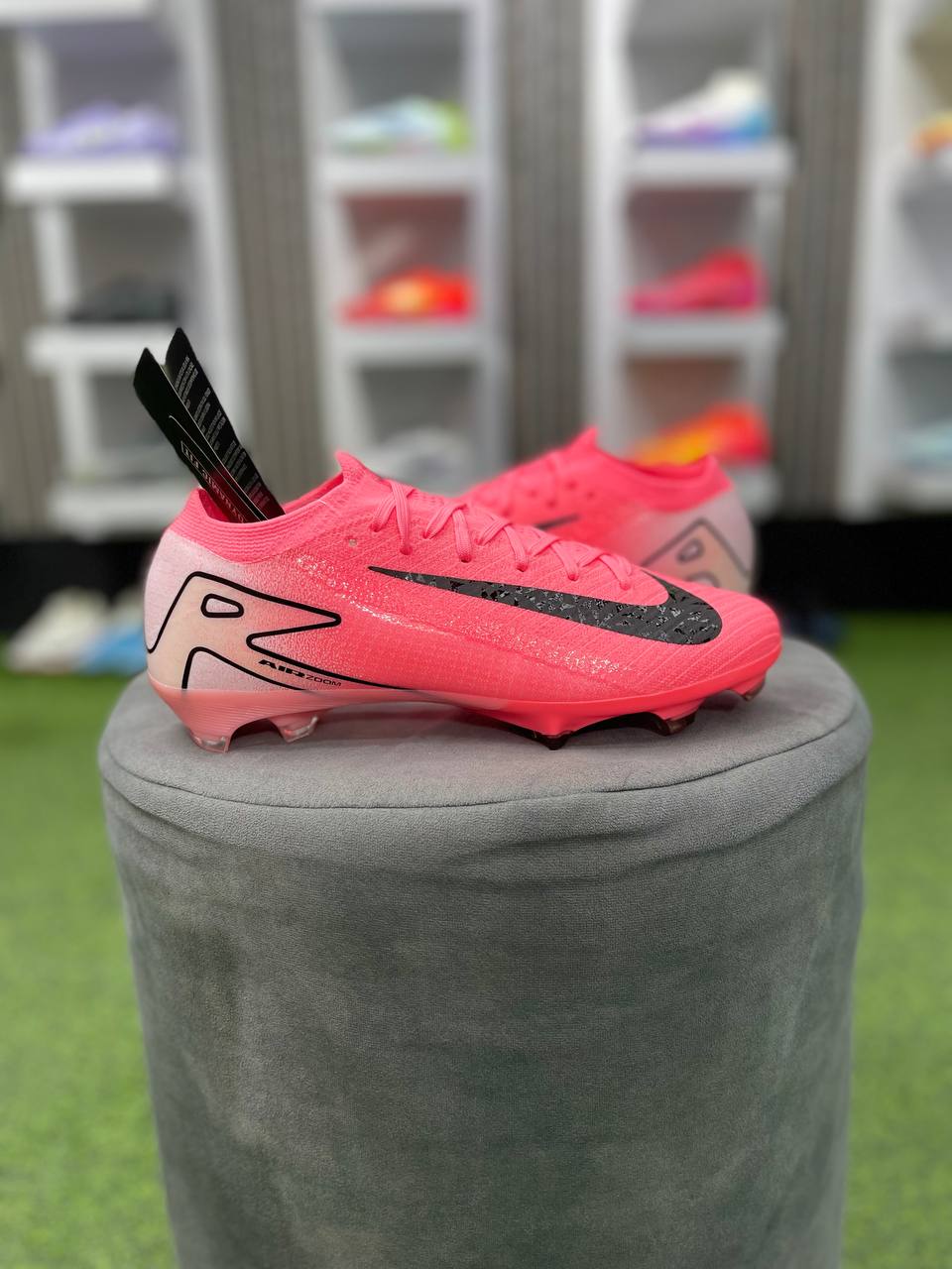 کفش فوتبال نایک مرکوریال ایرزوم ویپور 16 صورتی Nike air Zoom Vapor 16 Elite FG