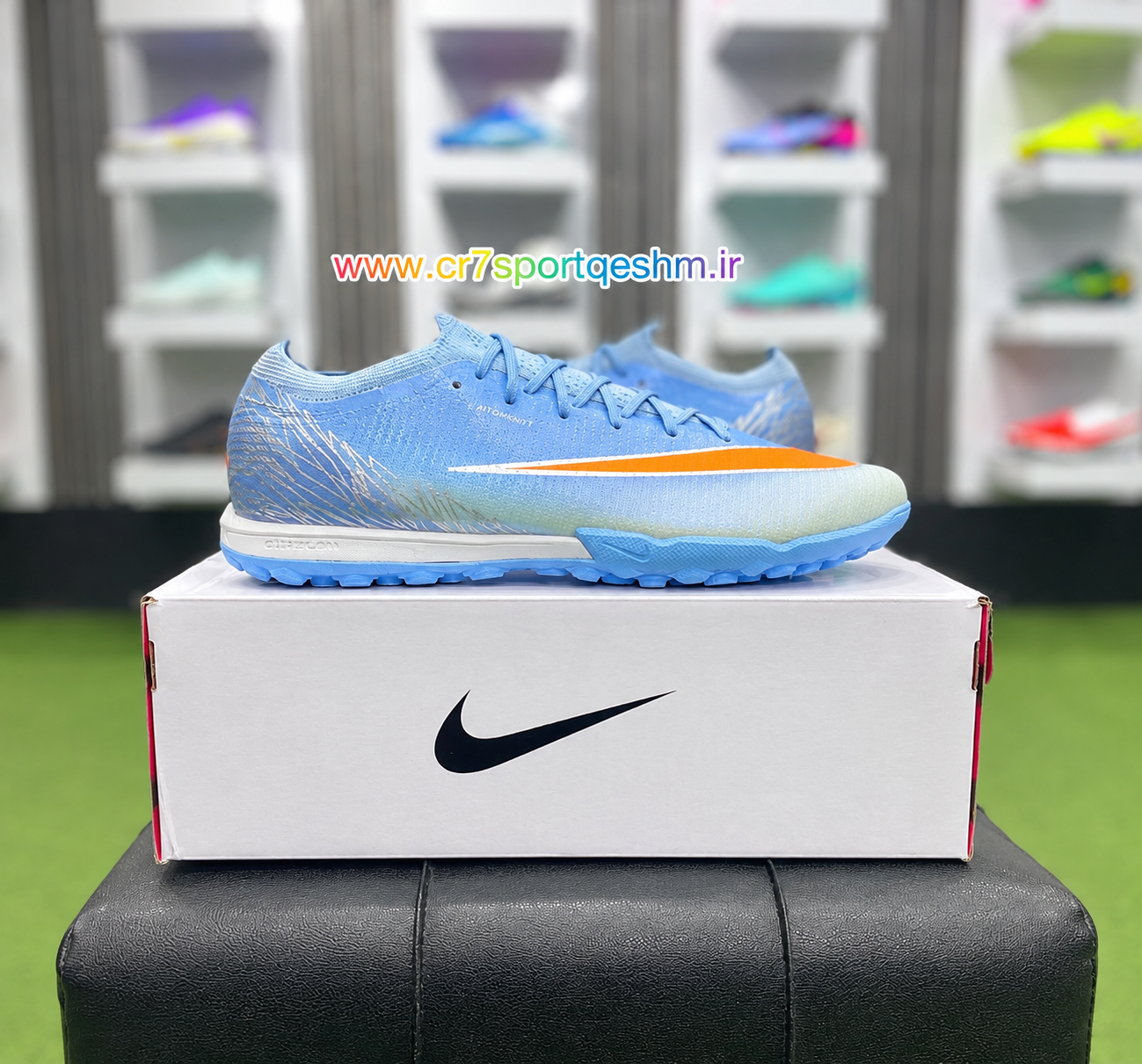 کفش فوتبال مردانه نایک مرکوریال ویپور ۱۷ استوک ریز Nike Mercurial Vapor 17 Elite