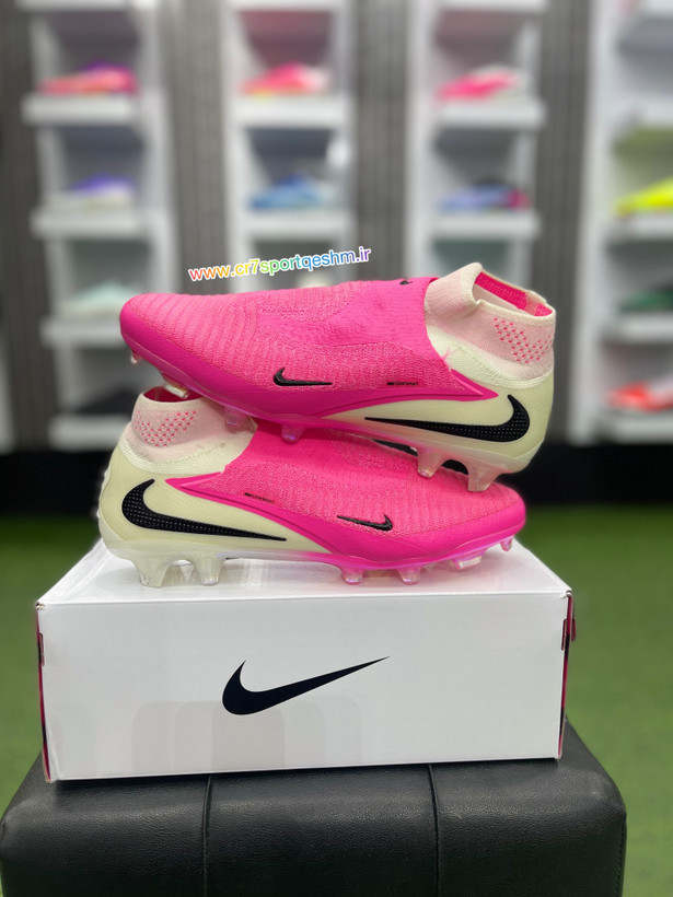 کفش فوتبال مردانه نایک فانتوم جی ایکس 3 صورتی ساقدار Nike Phantom GX 3